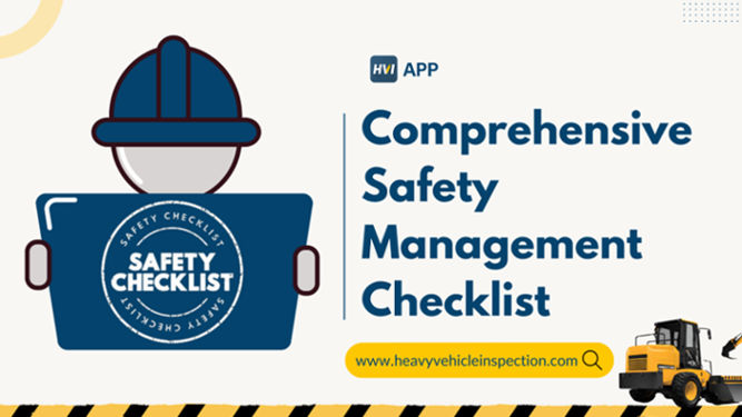 Safety Management Checklist