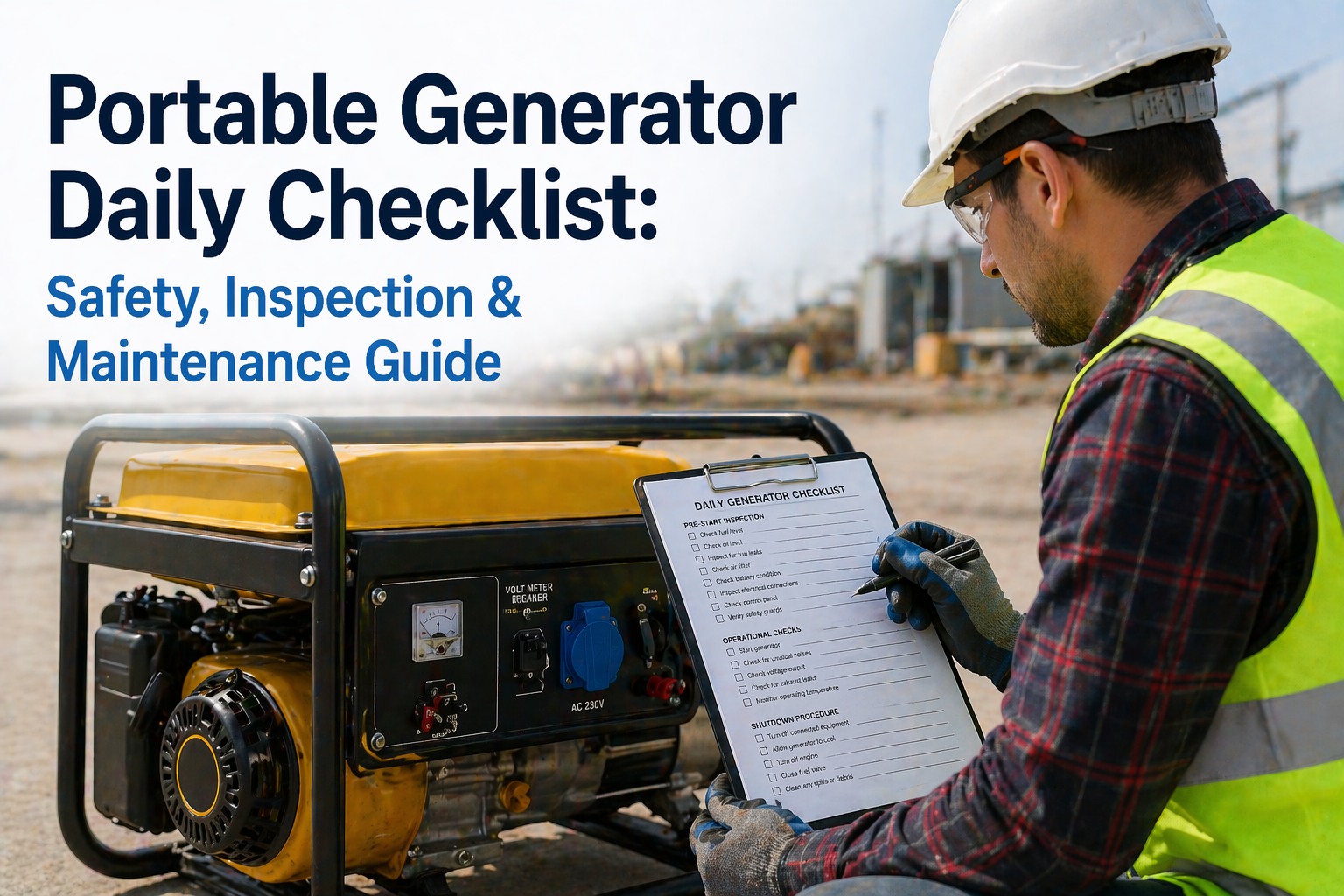 portable-generator-daily-checklist-safety-maintenance
